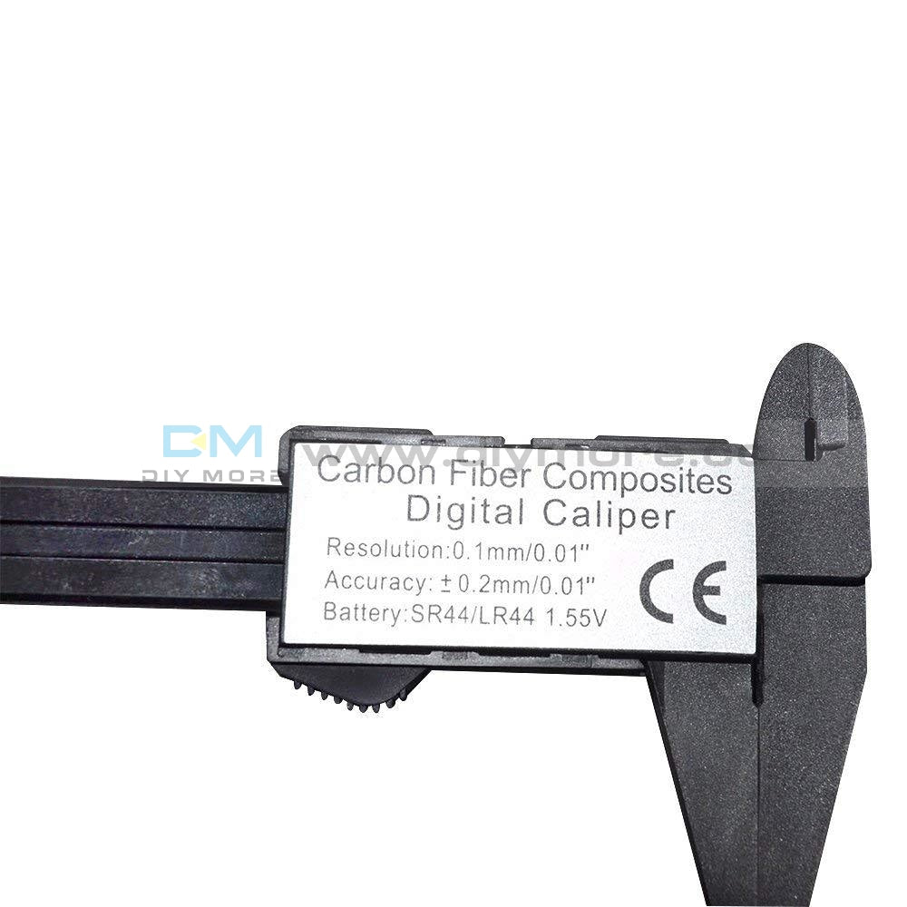150Mm 6Inch Lcd Digital Electronic Display Carbon Fiber Vernier Caliper Gauge Micrometer Measuring