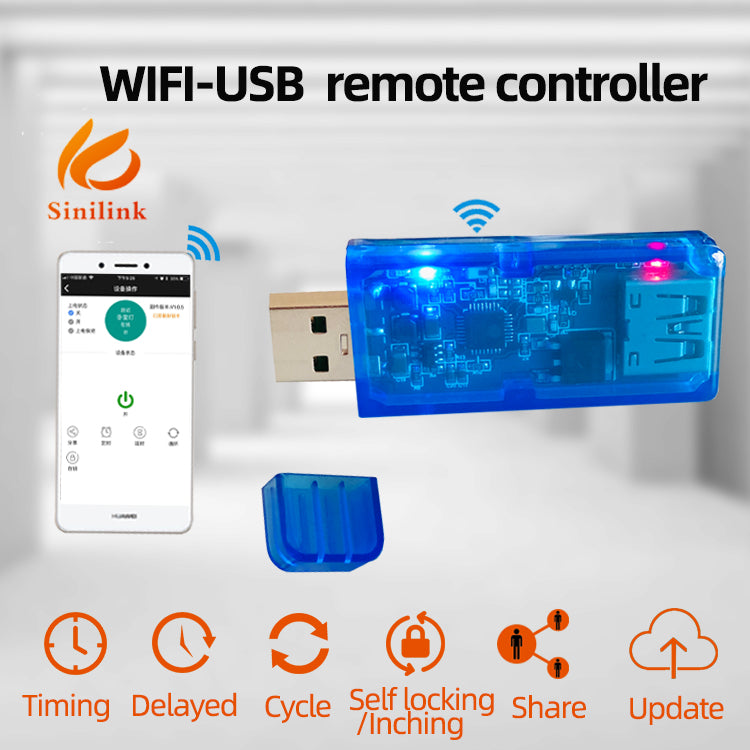 WIFI-USB Mobile Phone APP Smart Home Remote Controller 3.5-20V 5A  For Arduino