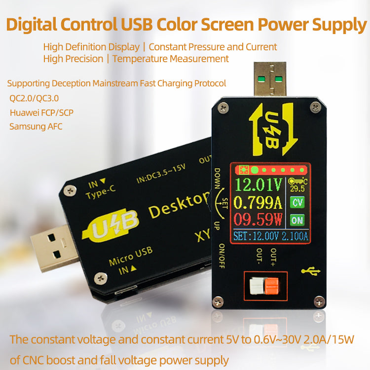 USB 5V to 9V 12V 24V Buck Boost Constant Voltage Current Power Supply Module