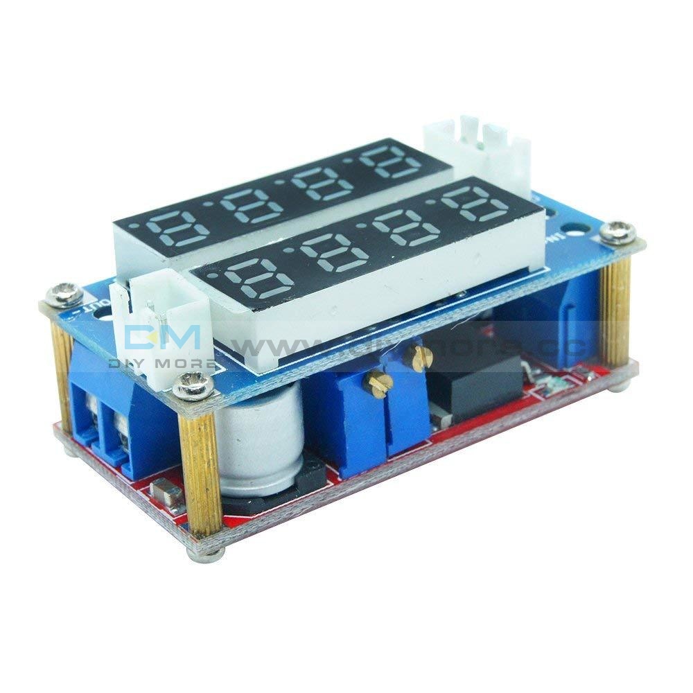Ammeter Pcb Module CC/CV Adjustable 5A Step Down Charge LED Panel Voltmeter Ammeter Displ ...