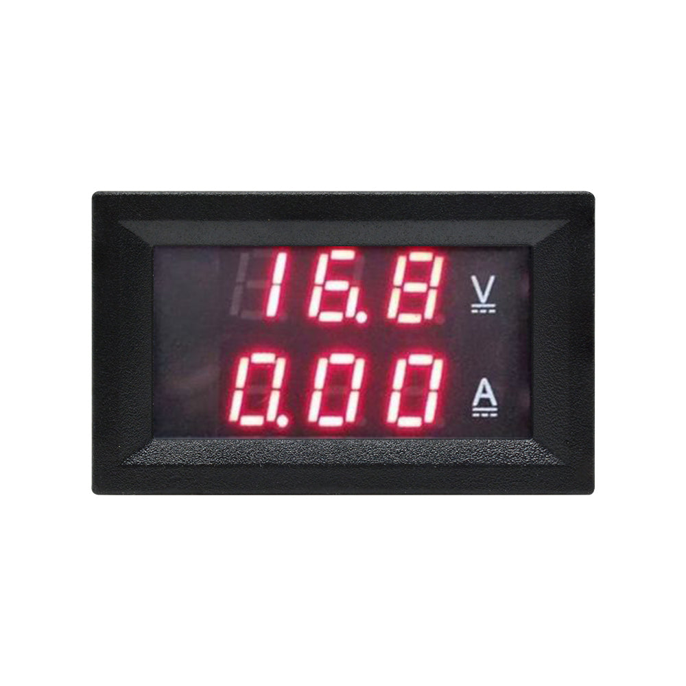 DC 0-100V 50A Red+Red Dual LED Digital Voltmeter Ammeter Panel Amp Voltage Gauge