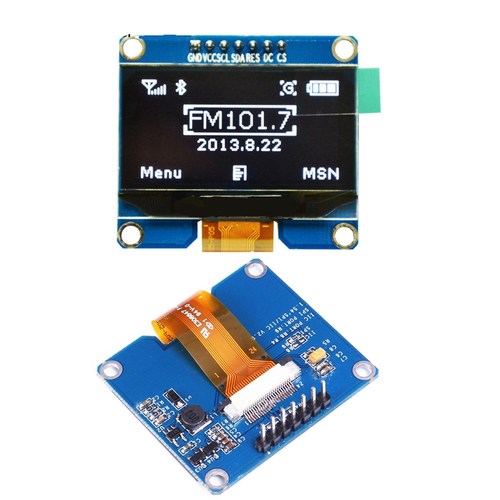 1.54" inch Serial 7pin Oled SPD0301 I2C SPI Display Self-luminous Module Board