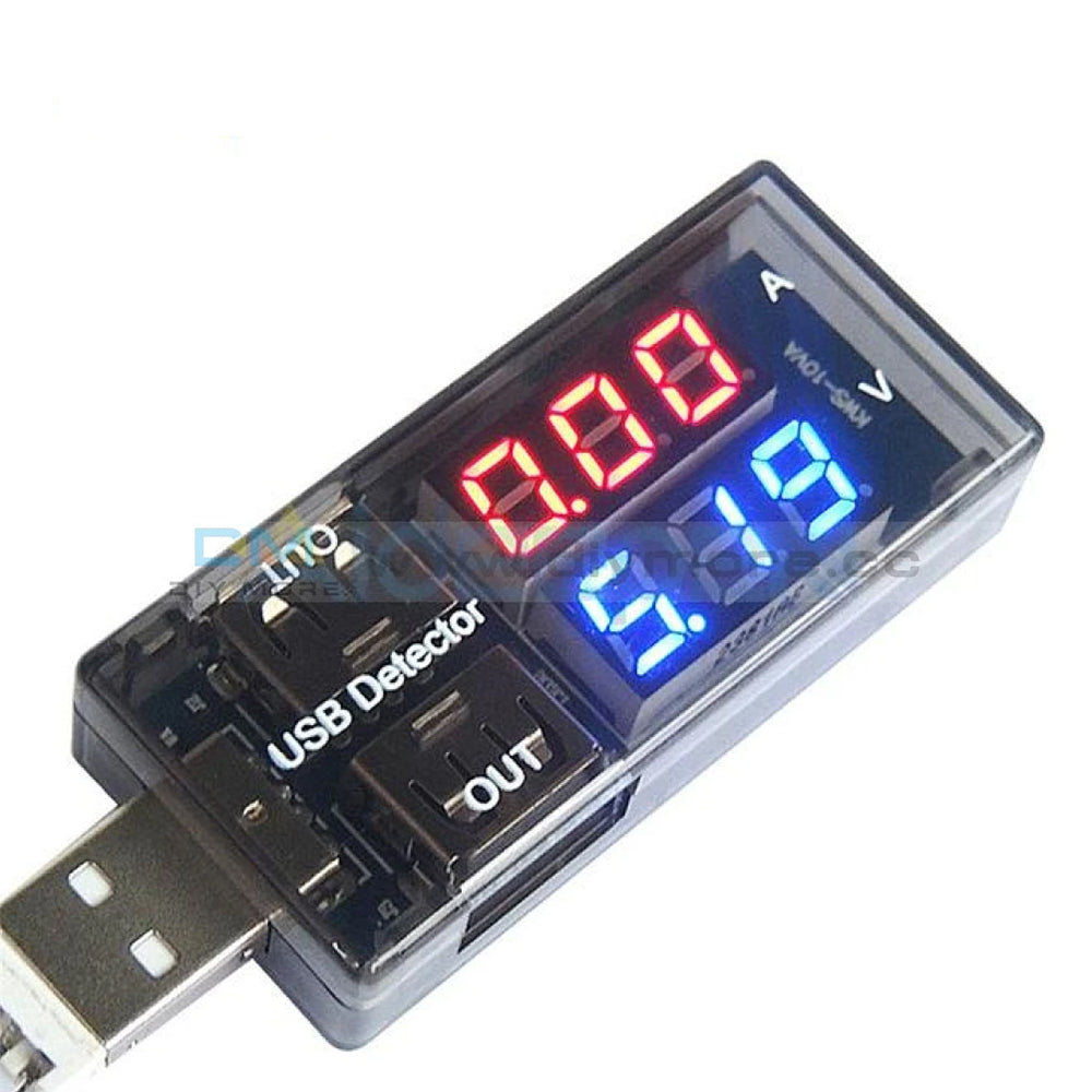 Dual LED Display 5V USB Tester Current Voltage Voltmeter Power Detector Ammeter