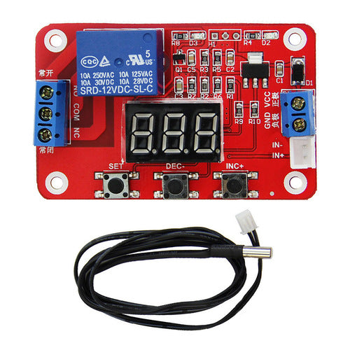 DC 12V Relay Switch Control -20-100℃ Digital Temperature LCD Display Module