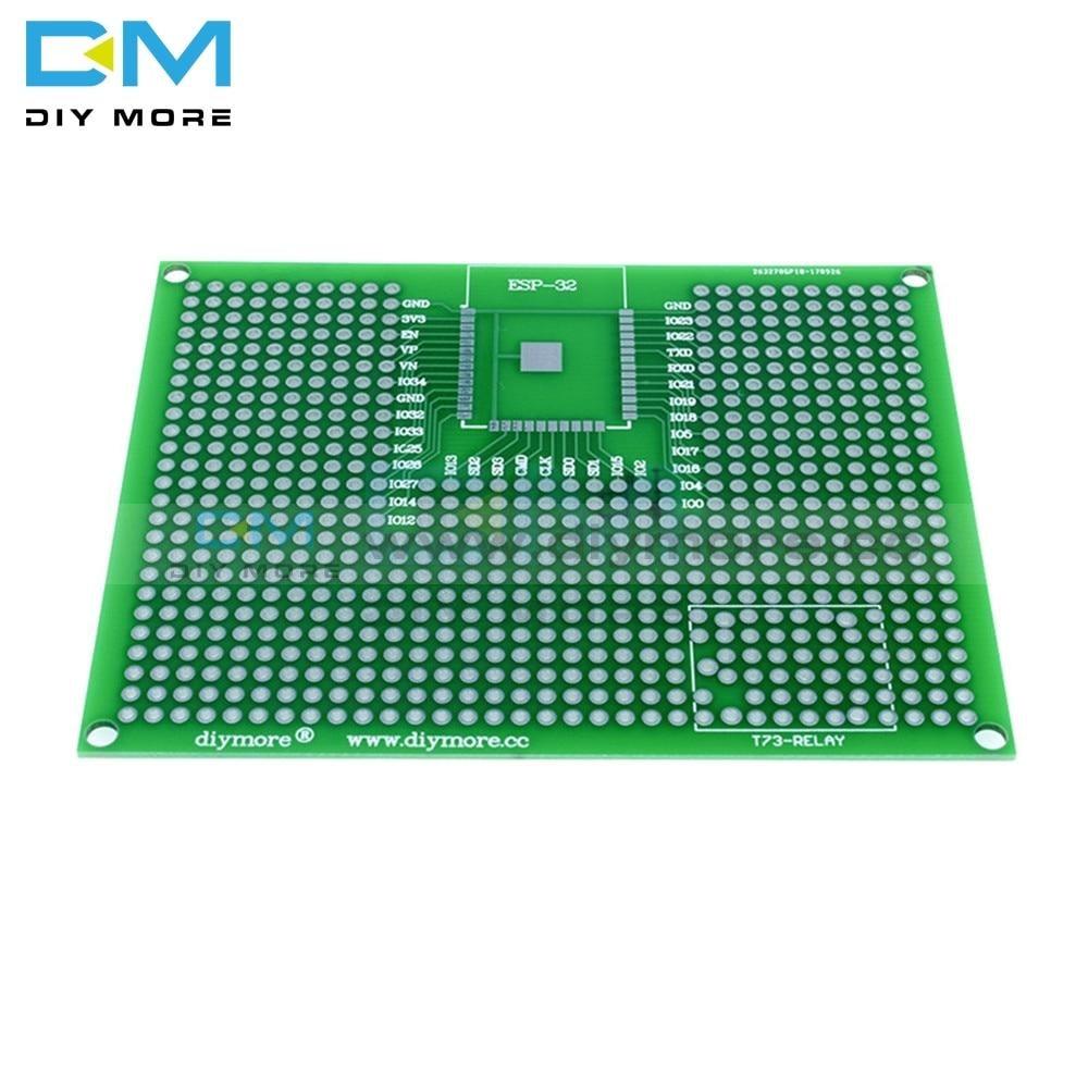 7X9Cm 70X90Mm Prototype Pcb Breadboard Board For Esp8266 Esp 12F 12E Esp12 Esp32 32S Double Side