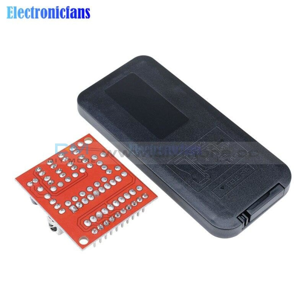 8 Channel Ir Infrared Receiver Board 3 5V Delay Relay Driving Module + 9 Keys Remote Control