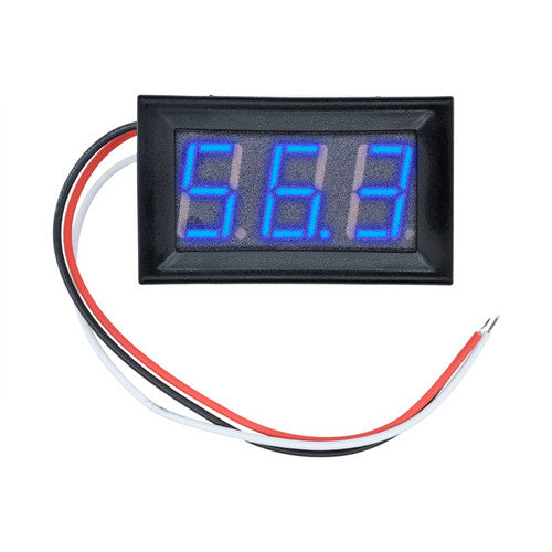 Blue Red Green DC 0-100V LED Digital Display Voltmeter LED Voltage Panel Meter