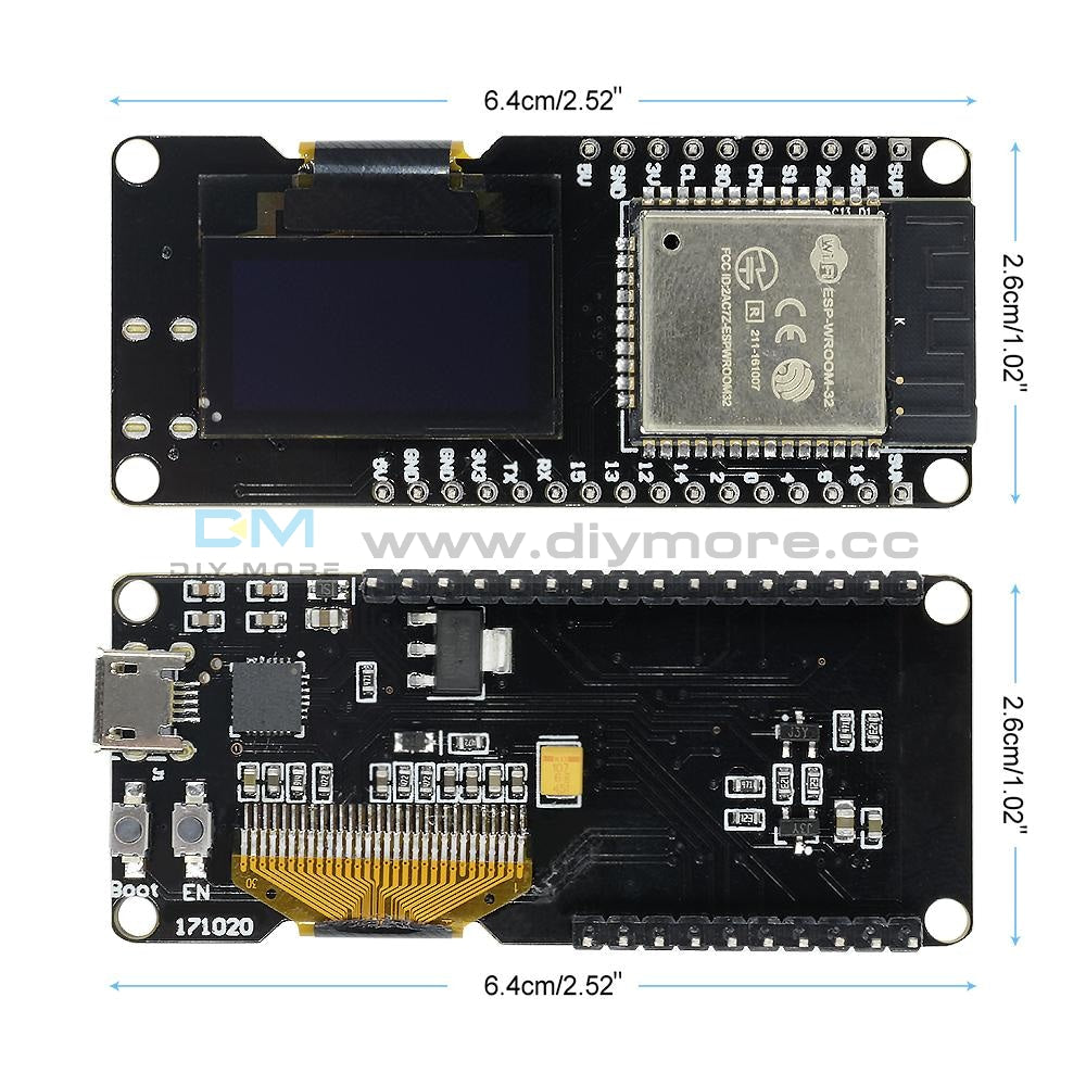 ESP-WROOM-32 ESP32 0.96" OLED WIFI Development Board – diymore