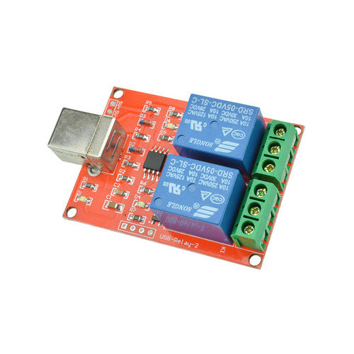 5V 2 Channel USB Relay Programmable Computer Control For Smart Home Automation