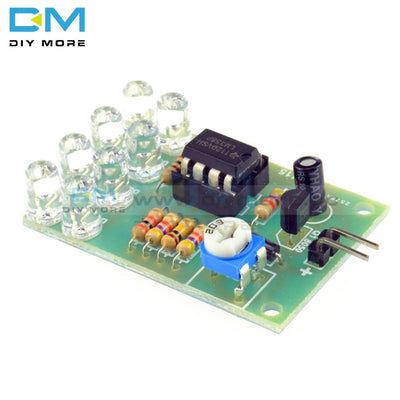 8Pcs 5Mm Bright Blue Led Lm358 Breathe Light Lamp Flicker Flashing Parts Suite Electronic Components