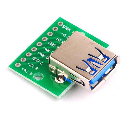 USB 3.0 3.1 Female to DIP Adapter PCB Module Connector Converter For Arduino