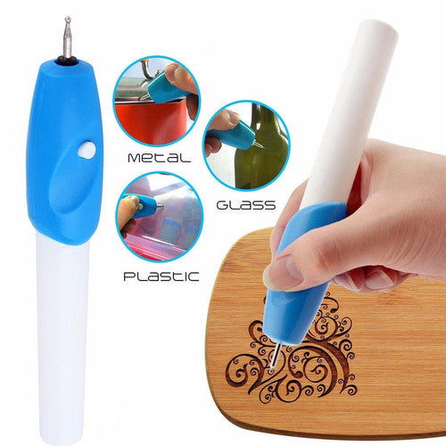 Engraving Etching Pen Hobby Craft Rotary Handheld Tool For Jewellery Metal re