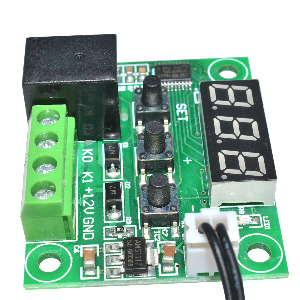 4pcs DC 12V Digital W1209 LED Thermostat Temperature Control Switch Sensor