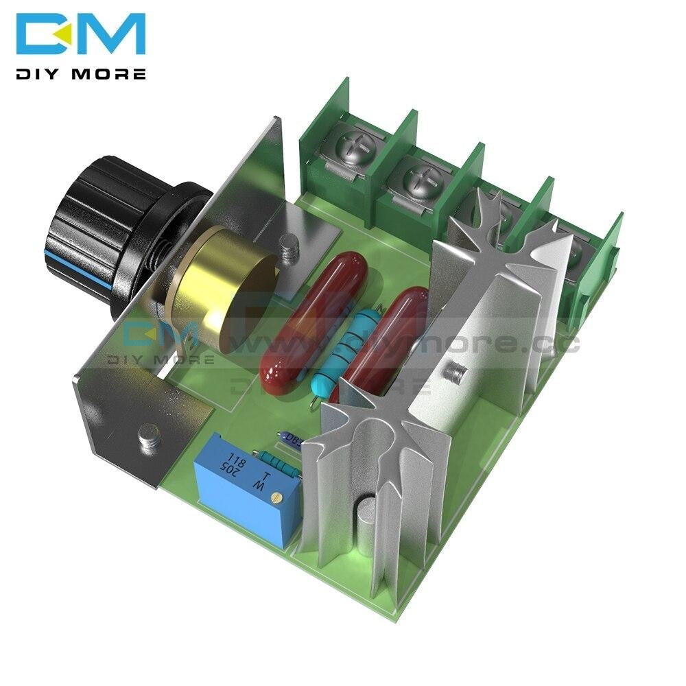 AC 220V 2000W SCR Voltage Regulator Dimming Dimmers Speed Controller T ...