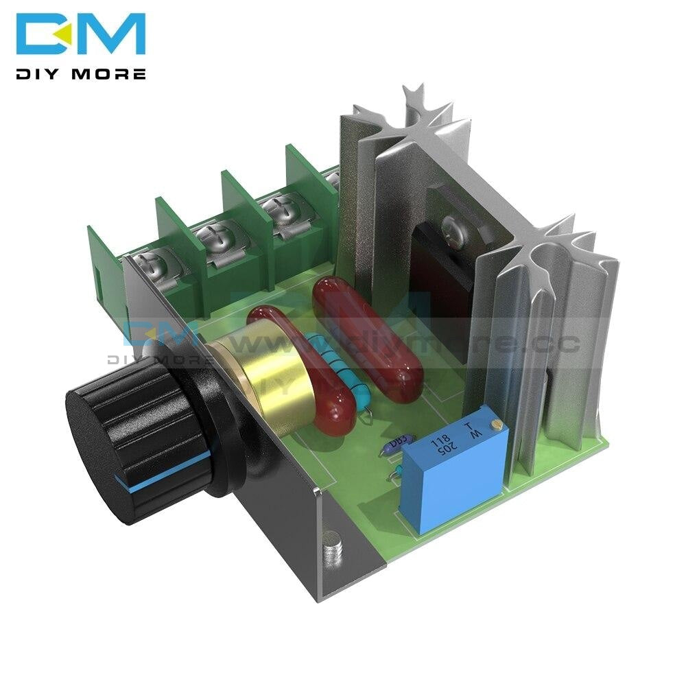 AC 220V 2000W SCR Voltage Regulator Dimming Dimmers Speed Controller T ...