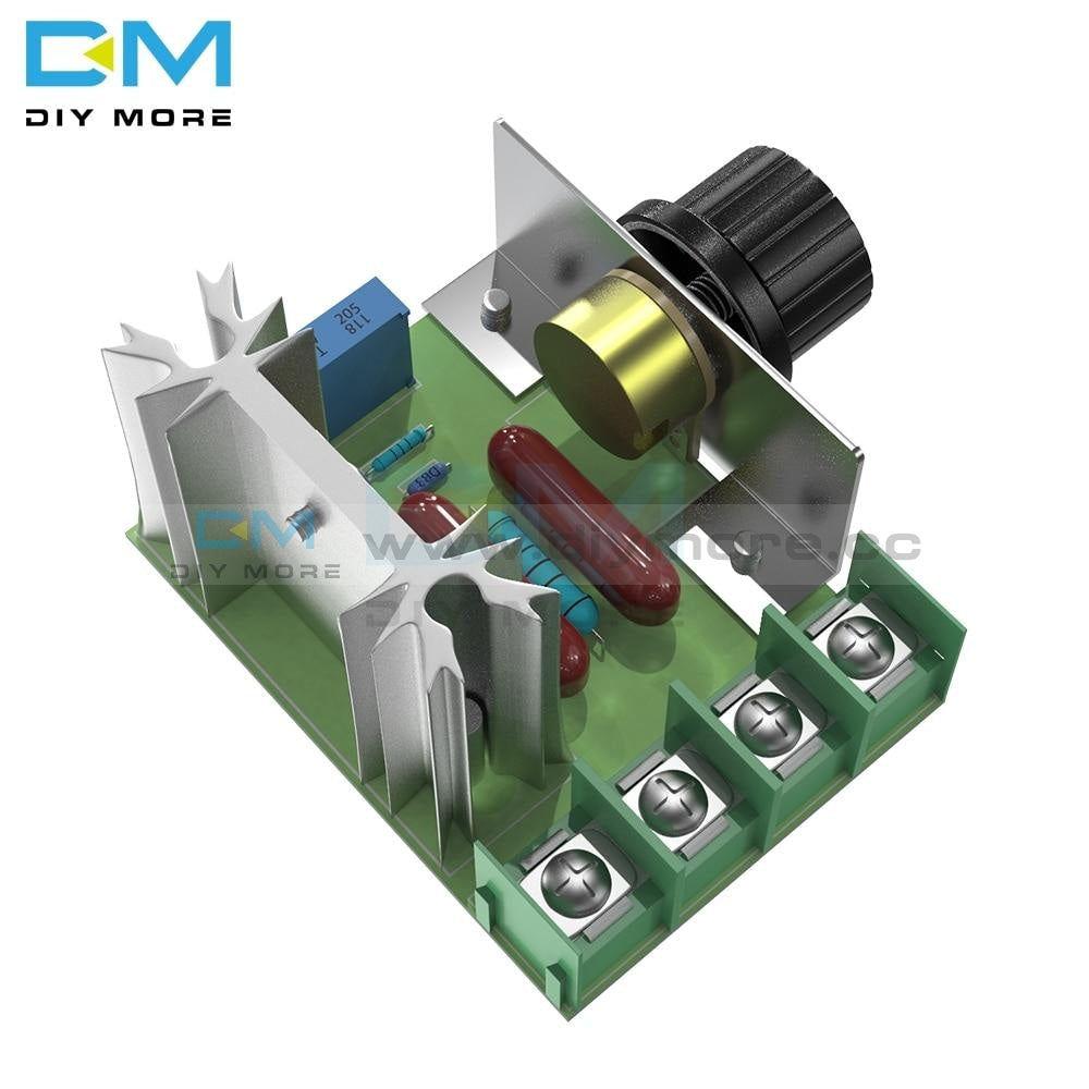 AC 220V 2000W SCR Voltage Regulator Dimming Dimmers Speed Controller T ...