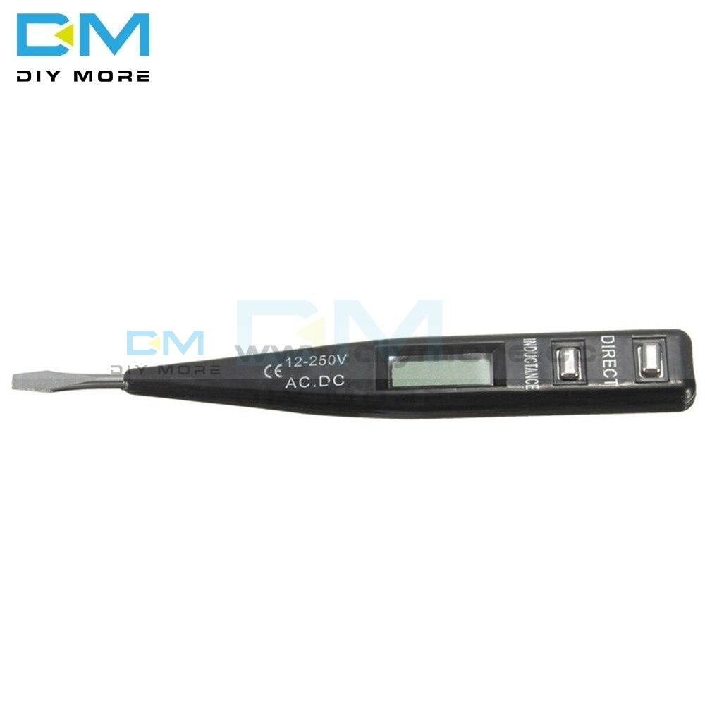 Ac Dc 12V 250V Digital Lcd Voltage Tester Pen Ac/dc Detector Continuity Detection Pen Inductance