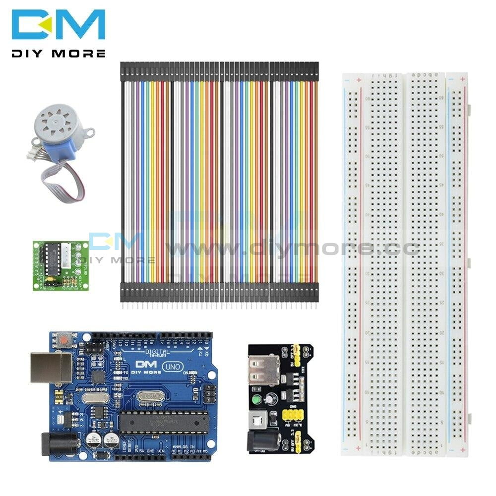 Atmega328 Uno R3 Mega328P Development Board+Uln2003 Stepper Motor 28Byj 48 Driver Drive Mb102