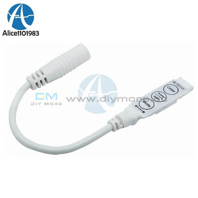 Admirable Dc 12V Mini Controller Dimmer Contor Control 3528 5050 Rgb Led 3 Keys Mf Integrated