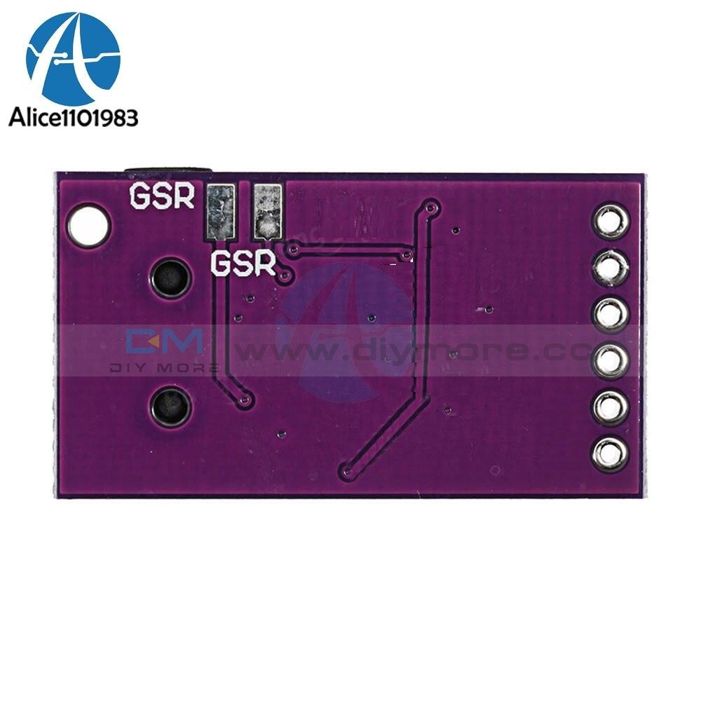 Analog Spi 3.3V/5V 6701 Gsr Skin Sensor Board Module With Serial Interface For Polygraphs Arduino
