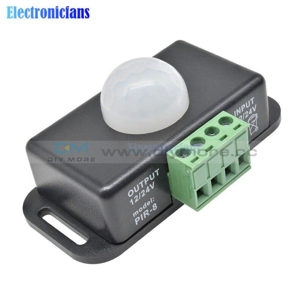 Automatic Dc 12V 24V 8A Infrared Pir Motion Human Body Sensor Switch Control Controller For Led