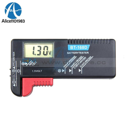 Bt 168D Bt168D Led Universal Digital Lcd Battery Checker Volt Tester Cell Aa Aaa C D 9V 1.5V Button