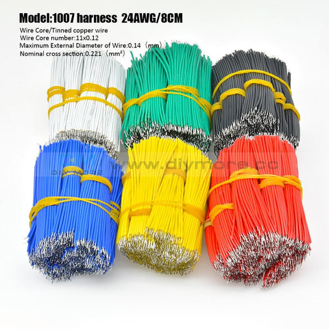 100Pcs 24Awg Tin-Plated Breadboard Pcb Fly Jumper Conductor Wires 1007-24Awg Electrical Cable Tools