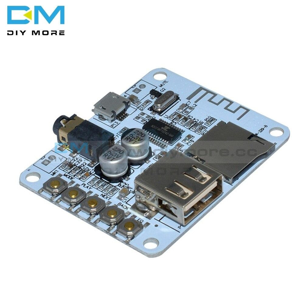 Bluetooth Audio Receiver Board With Usb Tf Card Slot Decoding Playback Preamp Output A7 004 5V 2.1