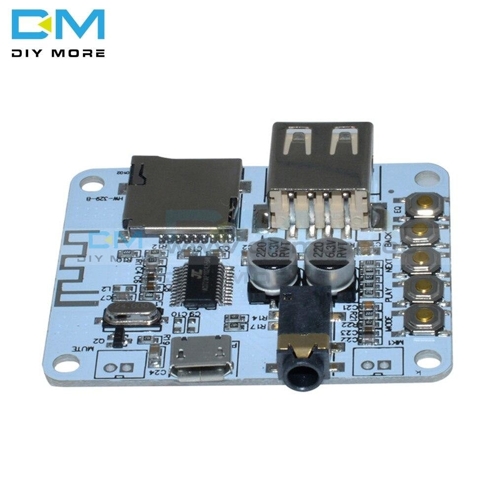 Bluetooth Audio Receiver Board With Usb Tf Card Slot Decoding Playback Preamp Output A7 004 5V 2.1