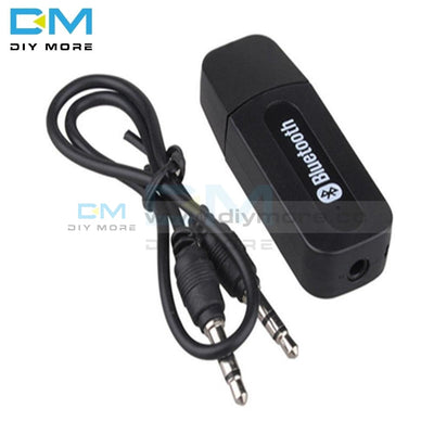Bluetooth Aux Wireless Portable Mini Black Bluetooth Music Audio Receiver Adapter 3.5Mm Stereo For