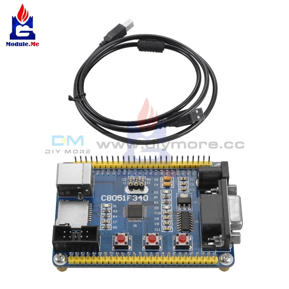 C8051F340 Development Board Learning Experiment Programmer Microcontroller C8051F Mini System