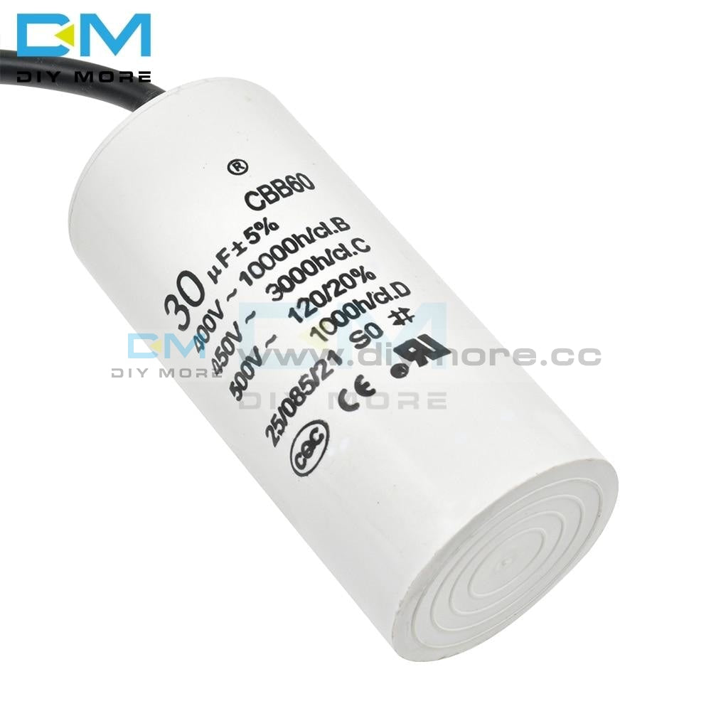 Cbb60 450V 10Uf 20Uf 30Uf 40Uf 60Uf Polypropylene Film Start Capacitor Ac Motor Run Capacitors 400