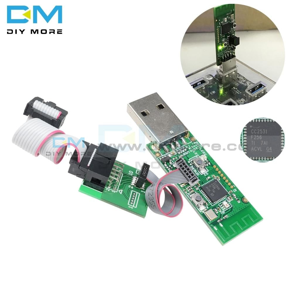 Cc2531 Wireless Zigbee Sniffer Bare Board With Bluetooth 4.0 Dongle Capture Packet Module Usb
