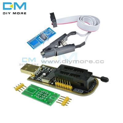 Ch341 Ch341A Usb Programmer With Soic8 Sop8 Sop Clip Ic Socket Programer 5V 3.3V Support 24/25Xx Spi
