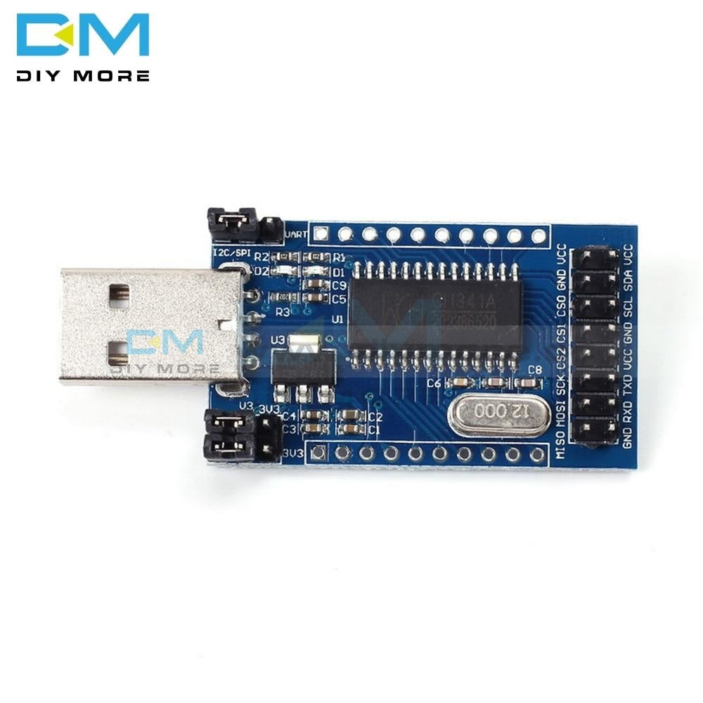 Ch341A Programmer Usb To Uart Iic Spi I2C Convertor Parallel Port Converter Onboard Operating