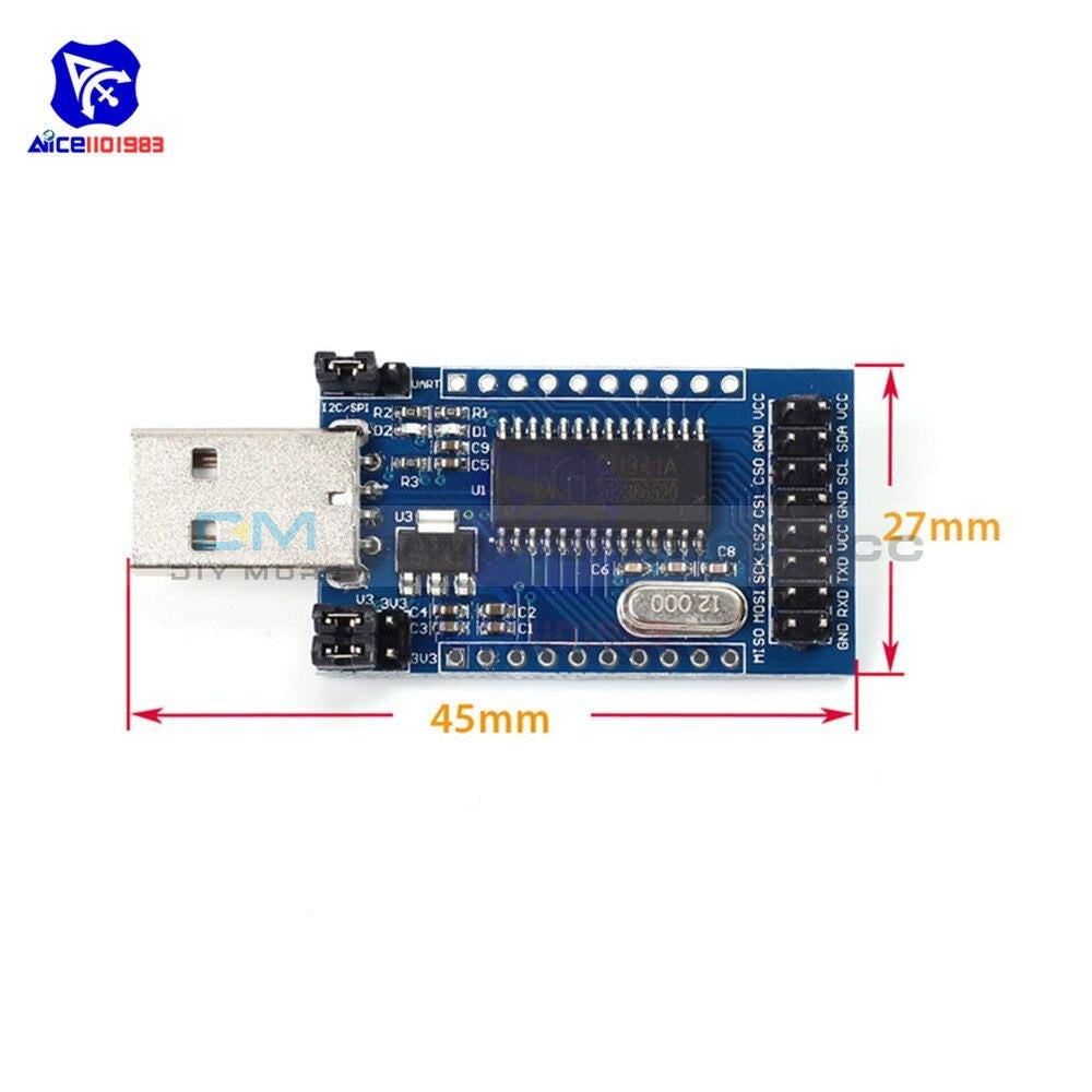 Ch341A Programmer Usb To Uart Iic Spi I2C Convertor Parallel Port Converter Onboard Operating