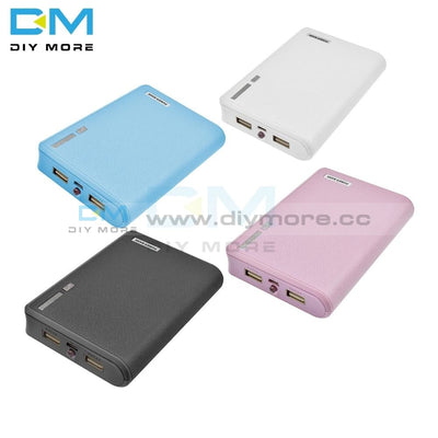 Candy Color 4X18650 Power Bank Battery Holder Usb Storage Case Box Leads 18650 Organizer On