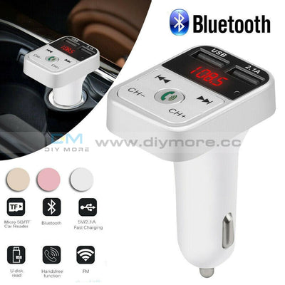Car Handsfree Wireless Bluetooth Kit Fm Transmitter Lcd Mp3 Player Usb Charger Modulator Accessories