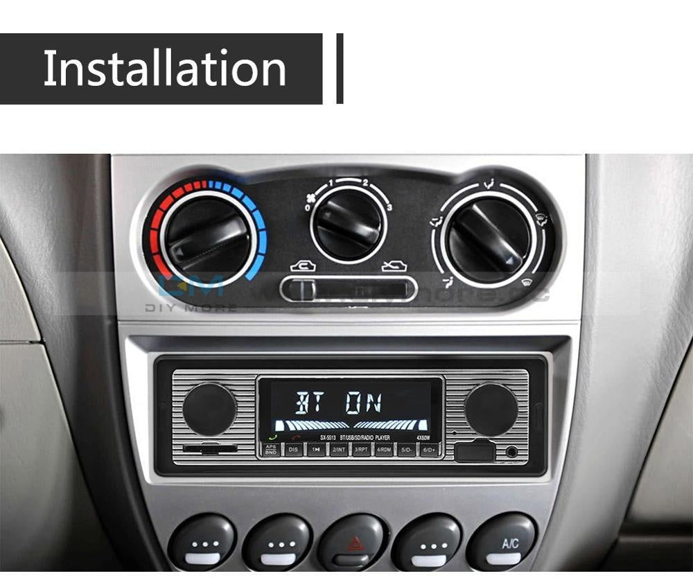 Car Mp3 New Bluetooth Call Player U Disk Card Machine Radio Model Stereo Usb Aux Classic Audio On