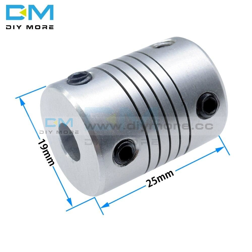 D19L25 Flexible Motor Shaft Coupling Cnc Stepper Coupler Connector 6.35X8Mm 5X8Mm 5X10Mm 8X8Mm