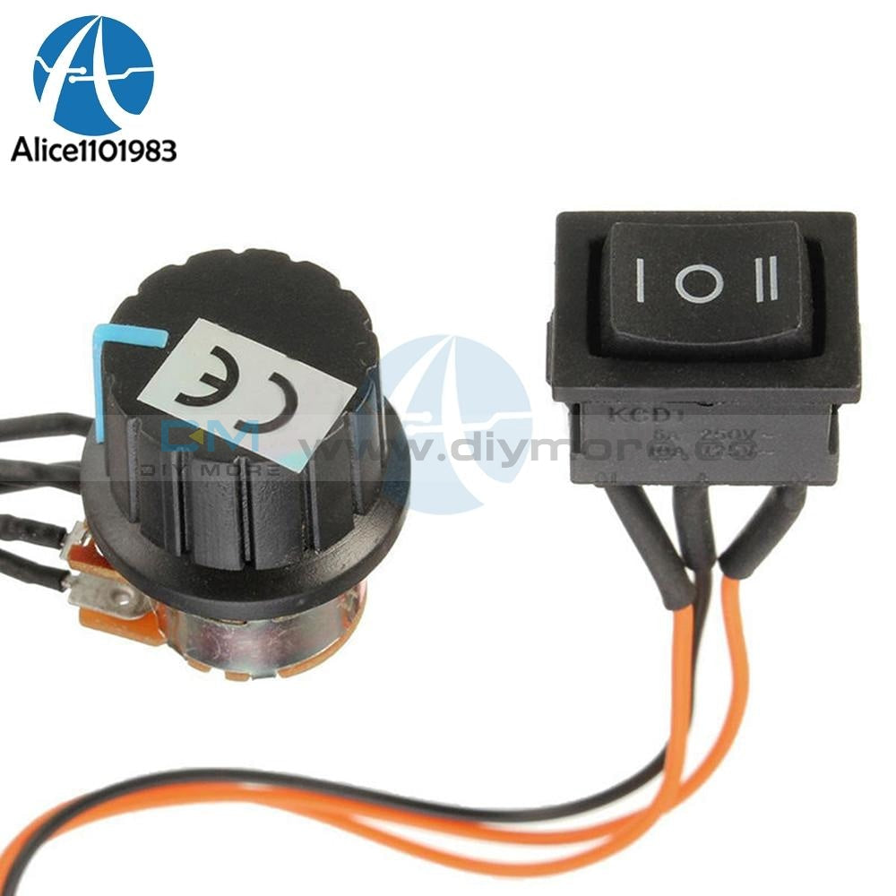 Dc 10 50V 40A Motor Speed Controller Pwm 12V/24V/36V/48V Inverted Switch 10V Cw Ccw Reversible Pulse
