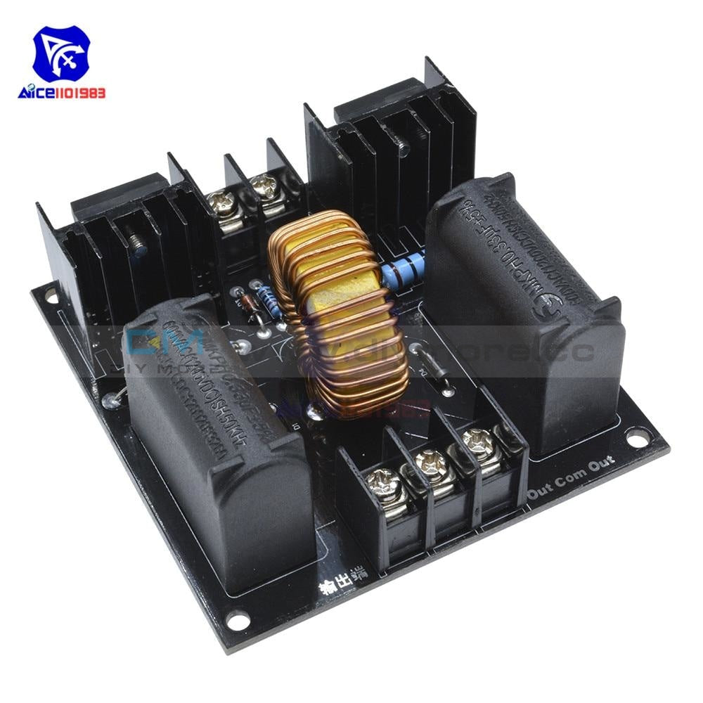 Dc 12 30V 10A 1000W Zvs Low Voltage Induction Heating Board Tesla Coil Flyback Driver Module Tools