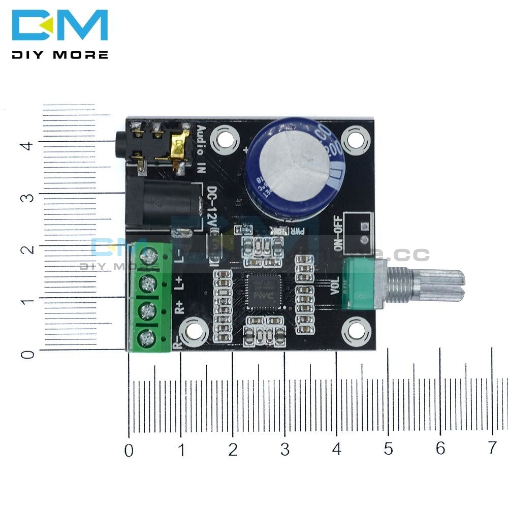 Dc 12V 20Ma Super Slim 2 X 15W Pam8610 Class D Digital Dual Power Audio Amplifier Drive Driver