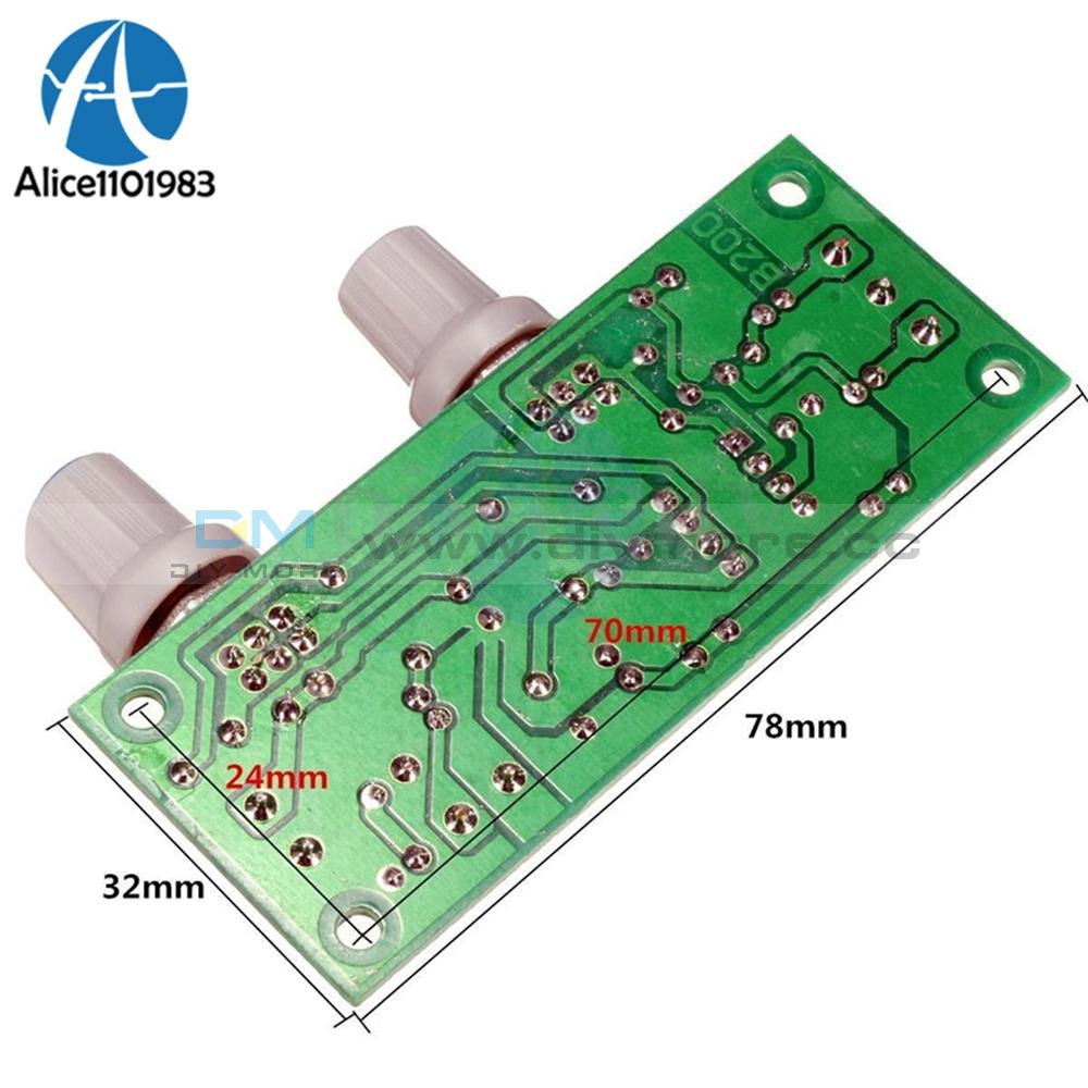 Dc 12V 24V Low Pass Filter Ne5532 Bass Tone Subwoofer Pre Amplifier Preamp Board With Led Fr 4 Glass