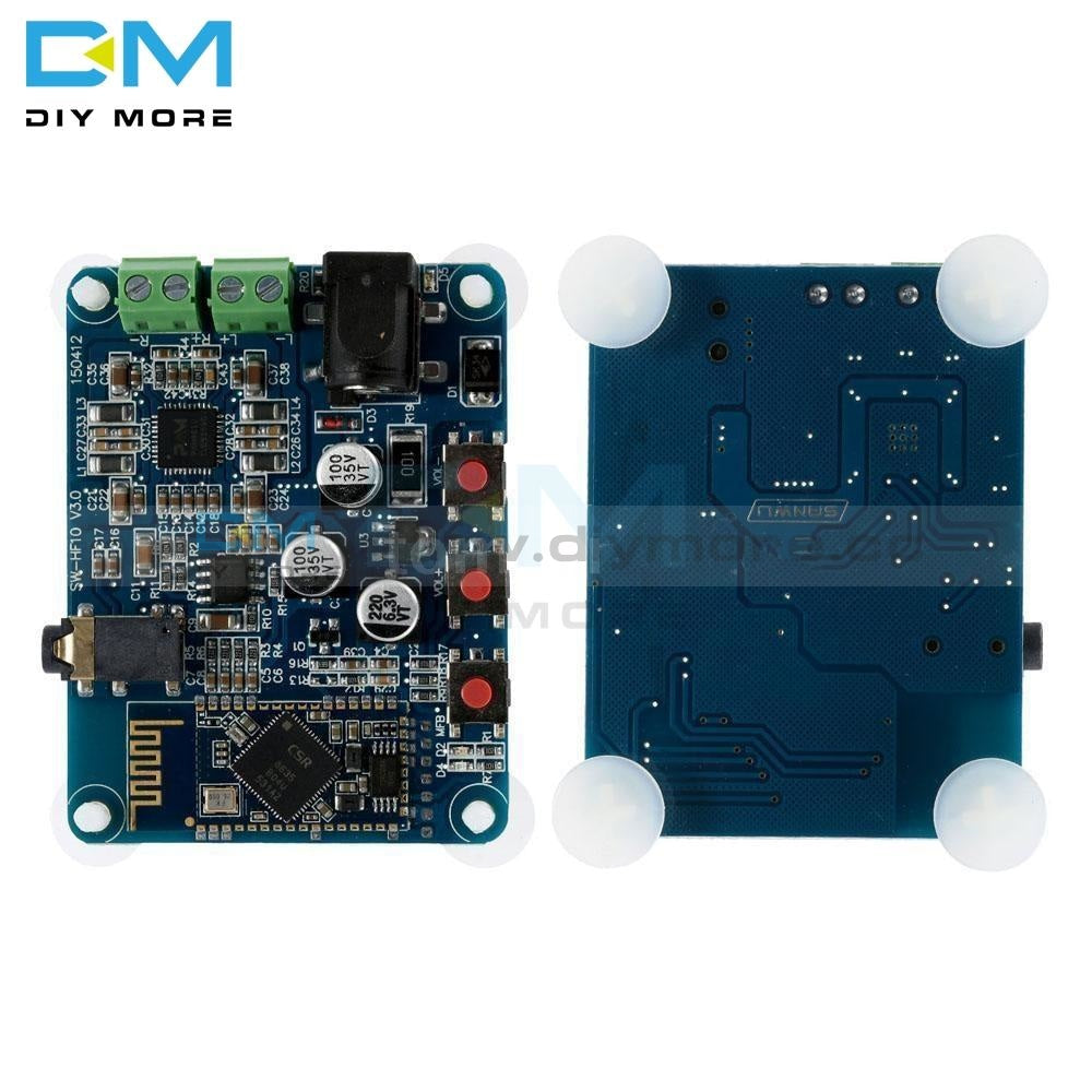 Dc 12V Bluetooth 4.0 Pam8610 Audio Receiver Stereo Amplifier Board 10W+10W 2X10W Module Integrated