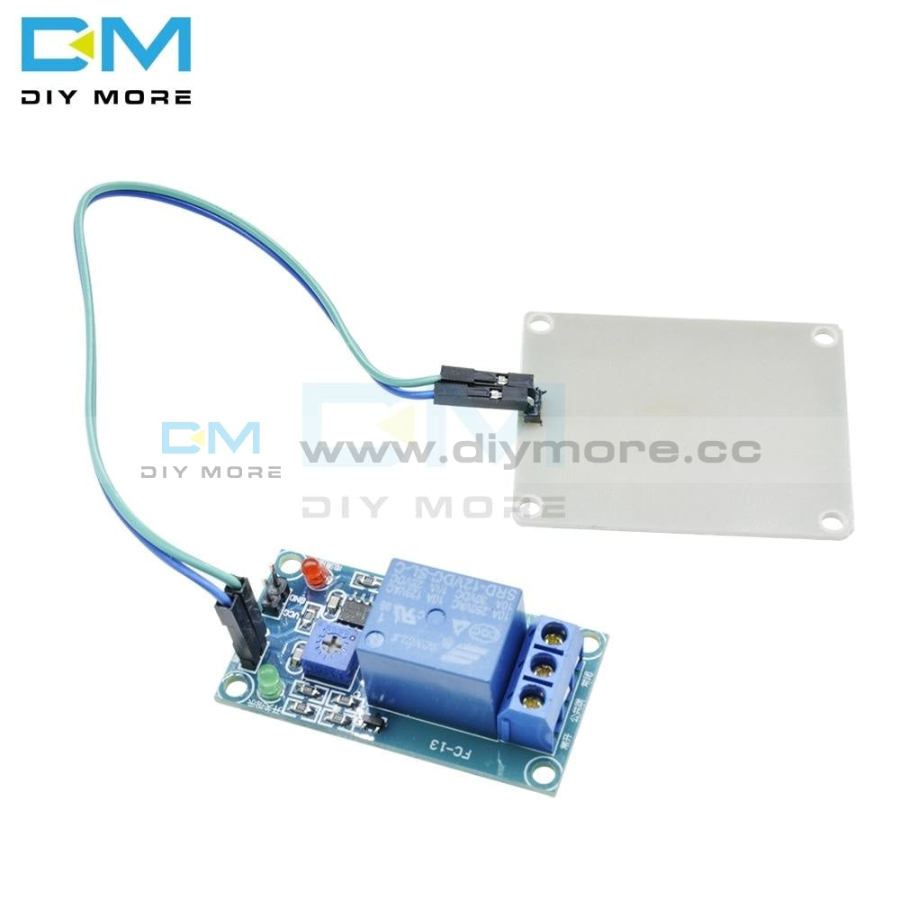 Dc 12V Raindrops Controller Control Module Rain Sensor Relay For Arduino Foliar Moisture M35 Monitor