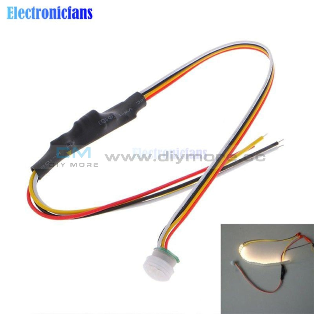 Dc 5 24V Pir Infrared Sensor Automatic Lighting On Off Switch Detection Closet Motion Detector Led