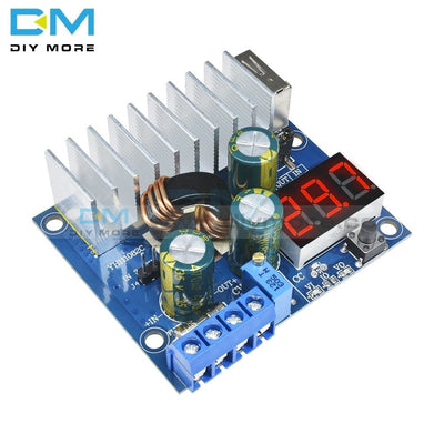 Dc Converter Adjustable Step Up Module Power Supply Board 3V~35V 6A Usb Voltmeter Non Isolated Diy
