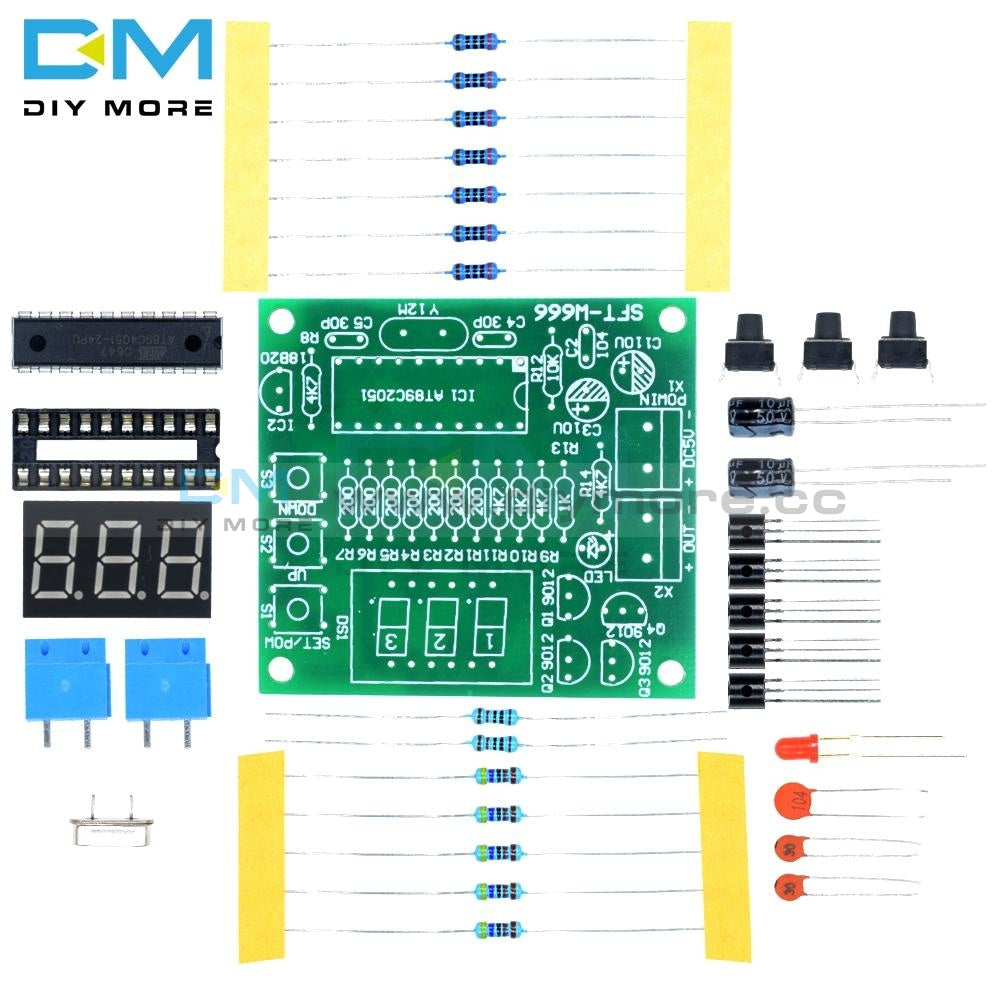 Diy Kits At89C2051 Ds18B20 Kit Digital Temperature Controller Led Alarm Microcontroller Design