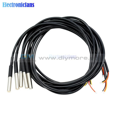 Ds18B20 Stainless Steel Package 1M/2M/2.5M/3M Waterproof Ds18B20 Digital Temperature Probe Ntc